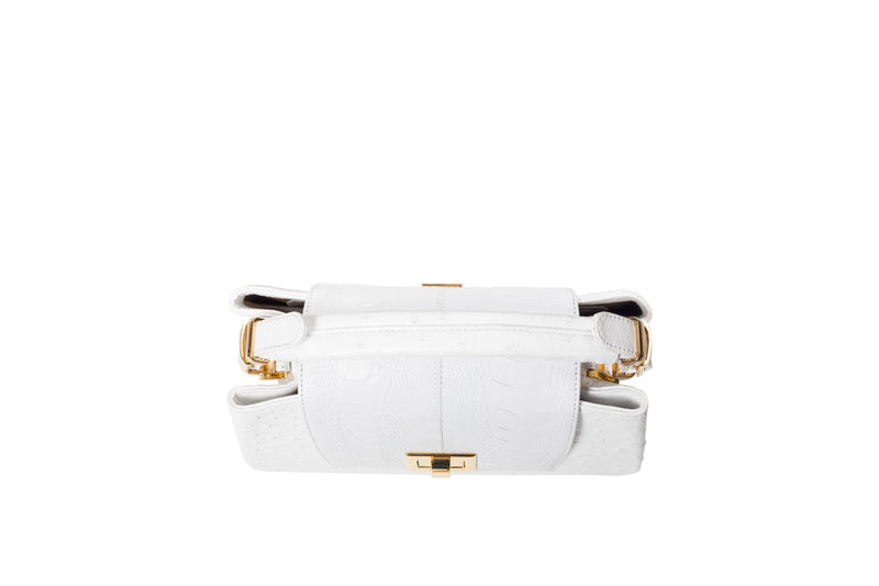 Ostrich Leather Collection - White